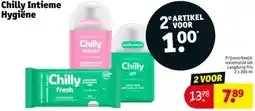 Kruidvat Chilly Intieme Hygiëne aanbieding