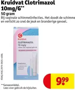 Kruidvat Kruidvat Clotrimazol 10mg/G aanbieding