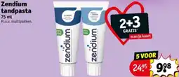Kruidvat Zendium tandpasta aanbieding
