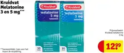 Kruidvat Kruidvat Melatonine 3 en 5 mg aanbieding