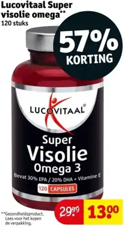 Kruidvat Lucovitaal Super visolie omega aanbieding