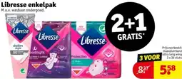 Kruidvat Libresse enkelpak aanbieding
