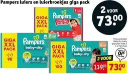 Kruidvat Pampers luiers en luierbroekjes giga pack aanbieding