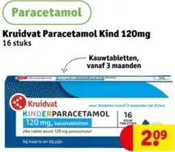 Kruidvat Kruidvat Paracetamol Kind 120mg aanbieding