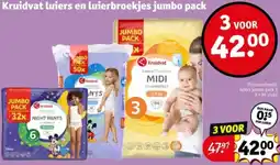 Kruidvat Kruidvat luiers en luierbroekjes jumbo pack aanbieding