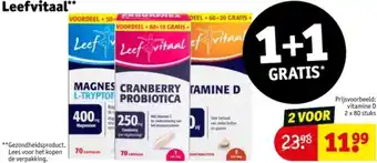Kruidvat Leefvitaal aanbieding