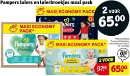 Kruidvat Pampers luiers en luierbroekjes maxi pack aanbieding