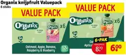 Kruidvat Organix knijpfruit Valuepack aanbieding