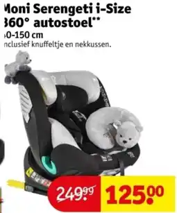 Kruidvat Moni Serengeti i-Size 360° autostoel aanbieding