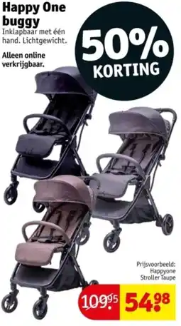 Kruidvat Happy One buggy aanbieding