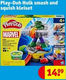 Kruidvat Play-Doh Hulk smash and squish kleiset aanbieding