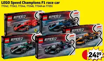 Kruidvat LEGO Speed Champions F1 race car aanbieding