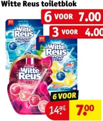 Kruidvat Witte Reus toiletblok aanbieding