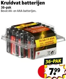 Kruidvat Kruidvat batterijen aanbieding