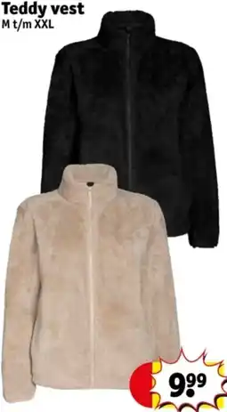 Kruidvat Teddy vest aanbieding