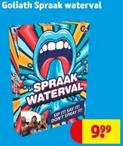 Kruidvat Goliath Spraak waterval aanbieding