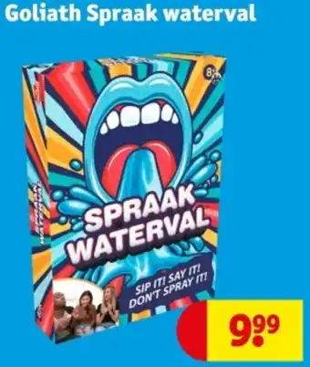 Kruidvat Goliath Spraak waterval aanbieding