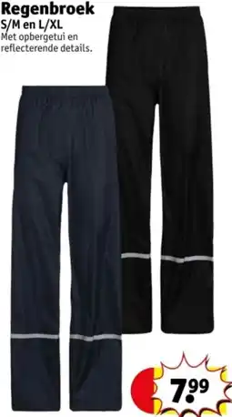 Kruidvat Regenbroek aanbieding