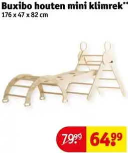 Kruidvat Buxibo houten mini klimrek aanbieding