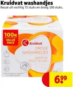 Kruidvat Kruidvat washandjes aanbieding