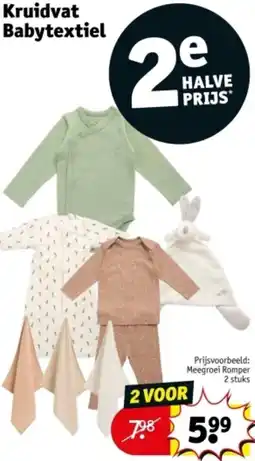 Kruidvat Kruidvat Babytextiel aanbieding
