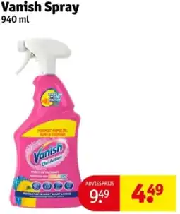 Kruidvat Vanish Spray aanbieding