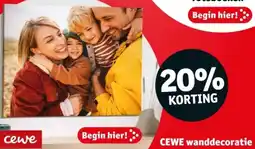 Kruidvat CEWE wanddecoratie aanbieding