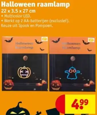 Kruidvat Halloween raamlamp aanbieding