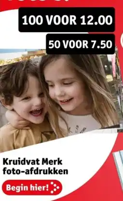 Kruidvat Kruidvat Merk foto-afdrukken aanbieding