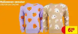 Kruidvat Halloween sweater aanbieding