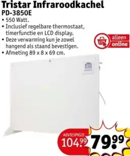 Kruidvat Tristar Infraroodkachel PD-3850E aanbieding
