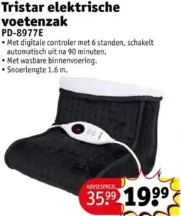 Kruidvat Tristar elektrische voetenzak PD-8977E aanbieding