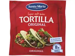 Hoogvliet Mini tortilla wraps 8 stuks 200g aanbieding