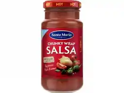 Hoogvliet Chunky wrap salsa hot 230g aanbieding