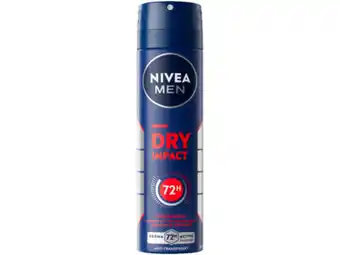 Hoogvliet Men dry impact deodorant aanbieding
