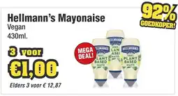 Budget Food Hellmann's Mayonaise Vegan aanbieding