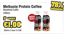 Budget Food Melkunie Protein Coffee Hazelnut Latte aanbieding