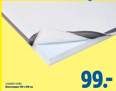 Lidl Livarno Home Matrastopper aanbieding