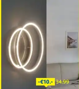 Lidl Livarno Home led-wand-/ plafondlamp aanbieding
