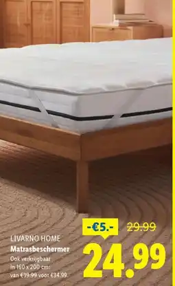 Lidl Livarno Home Matrasbeschermer aanbieding
