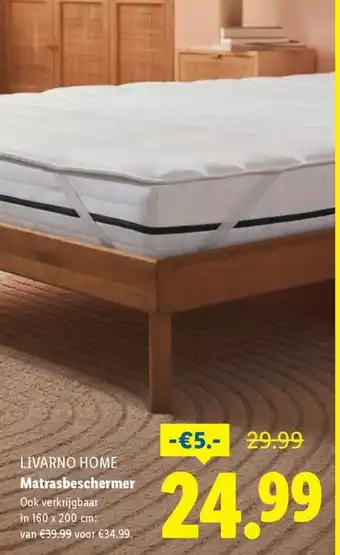 Lidl Livarno Home Matrasbeschermer aanbieding