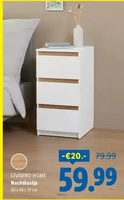 Lidl Livarno Home Nachtkastje ome aanbieding
