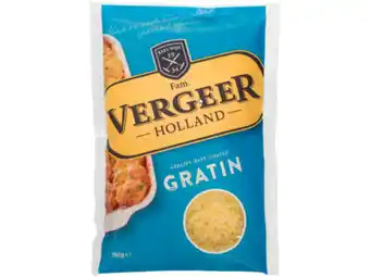 Hoogvliet Vergeer Geraspte gratin kaas aanbieding