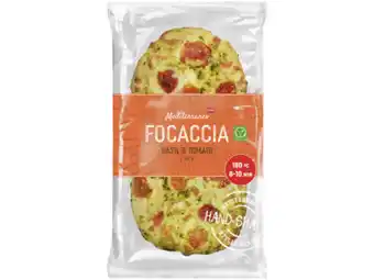 Hoogvliet Mediterraneo Focaccia basilicum tomaat aanbieding