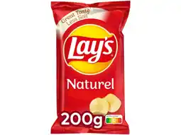 Hoogvliet Lay's Naturel aanbieding