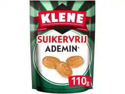 Hoogvliet Klene Ademin Suikervrije Drop Keelpastille Zak aanbieding
