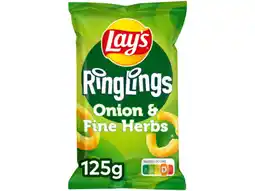 Hoogvliet Lay's Ringlings ui aanbieding