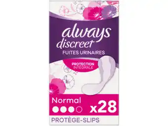 Hoogvliet Always Discreet liners normal plus aanbieding