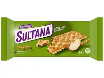 Hoogvliet Sultana Fruitbiscuit appel aanbieding