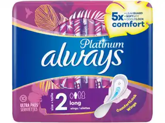 Hoogvliet Always Maandverband platinum aanbieding